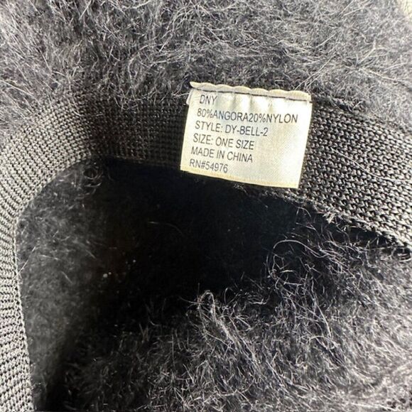 Women’s David and Young black Angora bell Bucket Hat one size - Picture 6 of 6